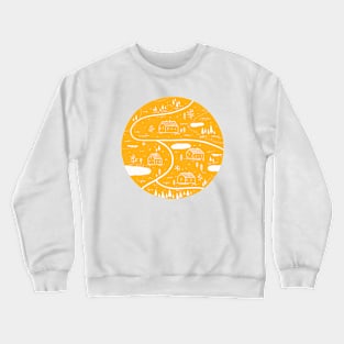 Yellow Circle trail Crewneck Sweatshirt